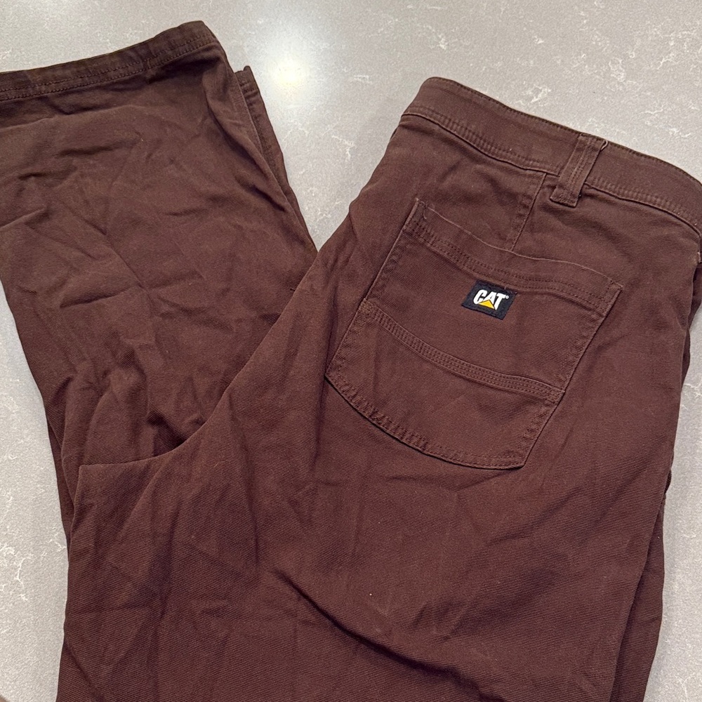 Caterpillar Men's Dark Brown Chinos